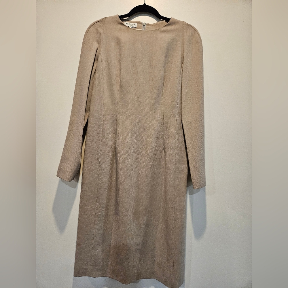 Giorgio Armani le collezioni long sleeve dress, very good condition